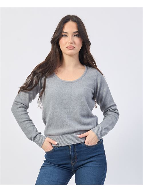 Yes Zee Women's Sweater with Wide Neckline YES ZEE | M058-BT000809